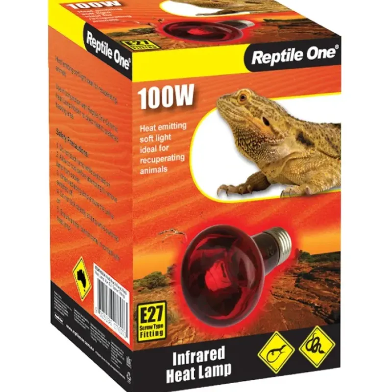 Best Sale Pet Shop Direct - Reptile One Infrared Heat Lamp 100W - Pet Home | The Perfect Pet Supplies Shopping Experience Shop All