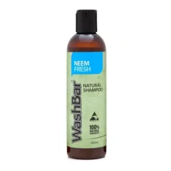 Hot Pet Shop Direct - WashBar 100% Natural Shampoo Fresh Neem 250mL - Pet Home | The Perfect Pet Supplies Shopping Experience Dogs