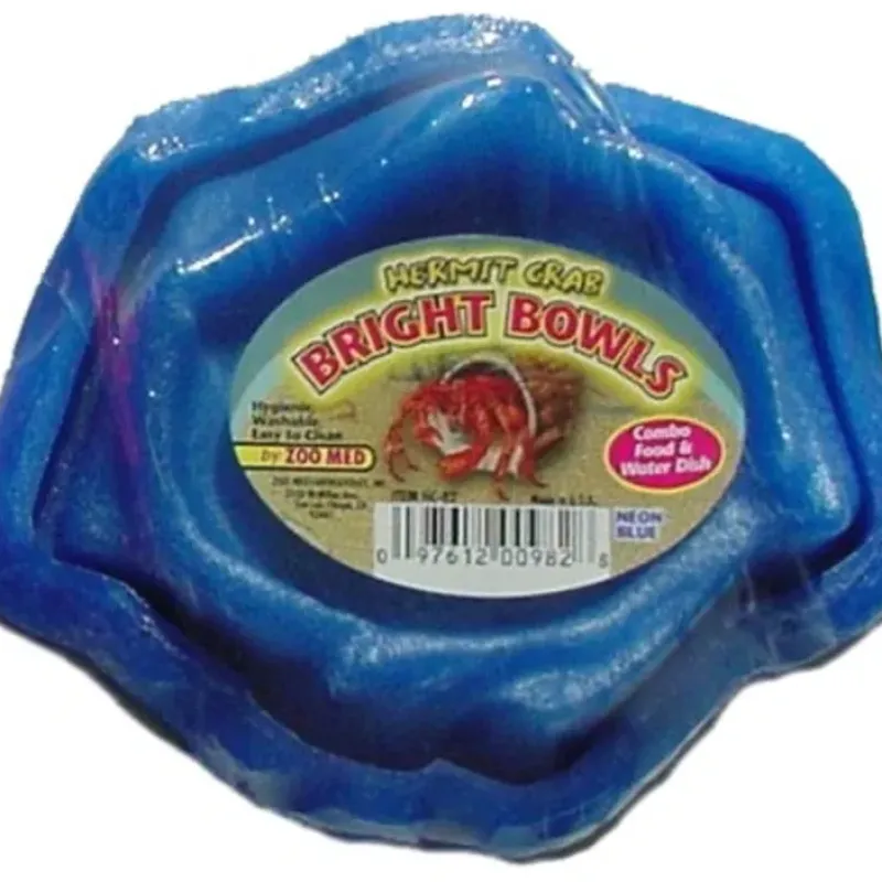 Store Pet Shop Direct - Zoo Med Hermit Crab Bright Bowls Neon Blue - Pet Home | The Perfect Pet Supplies Shopping Experience Shop All