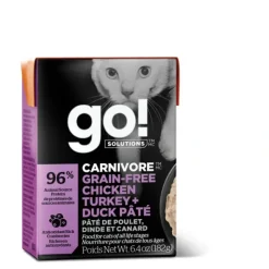 Outlet Petcurean Go! Carnivore Grain Free Chicken, Turkey &Duck Pate Wet Cat Food - Pet Home | The Perfect Pet Supplies Shopping Experience Shop All