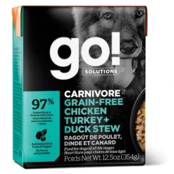 Flash Sale Petcurean Go! Carnivore Grain Free Chicken, Turkey &Duck Stew Wet Dog Food - Pet Home | The Perfect Pet Supplies Shopping Experience Dogs