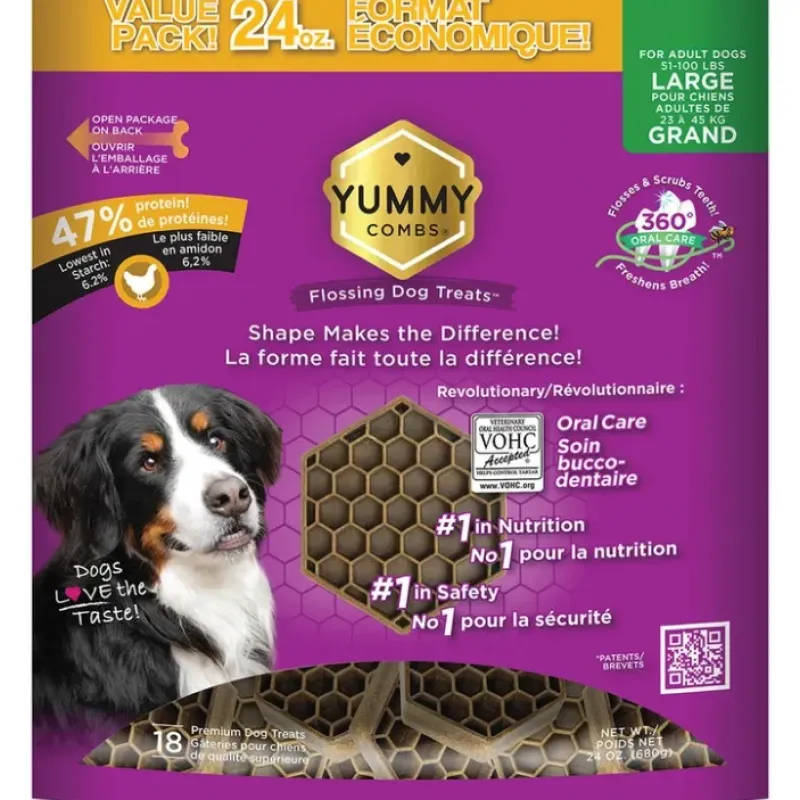 Fashion Pet's Best Life, Yummy Combs - Chicken - Large - Pet Home | The Perfect Pet Supplies Shopping Experience Shop All