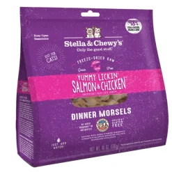 Cats*Stella & Chewy's, Cat Freeze-Dried Raw, Yummy Lickin' Salmon & Chicken Dinner Morsels - 510 g - Pet Home | The Perfect Pet Supplies Shopping Experience