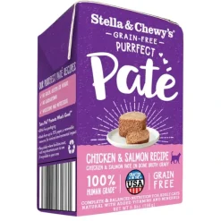 Cats*Stella & Chewy's, Cat Purrfect Pate, Chicken & Salmon Medley - 156 g - Pet Home | The Perfect Pet Supplies Shopping Experience