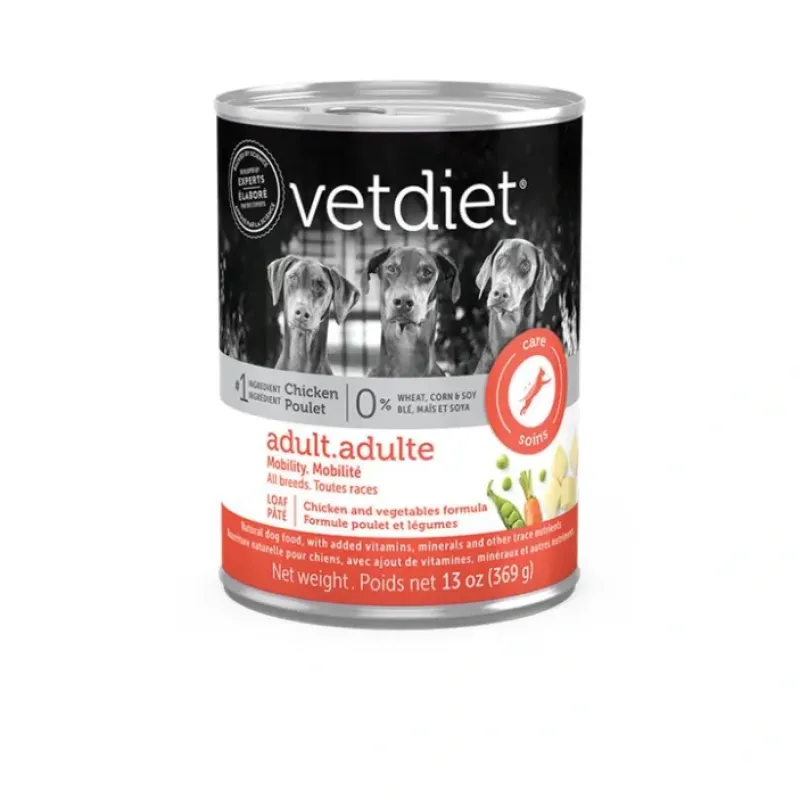 Dogs*Vetdiet, Can, Adult - Mobility - 369 g - Wet Dog Food - Pet Home | The Perfect Pet Supplies Shopping Experience